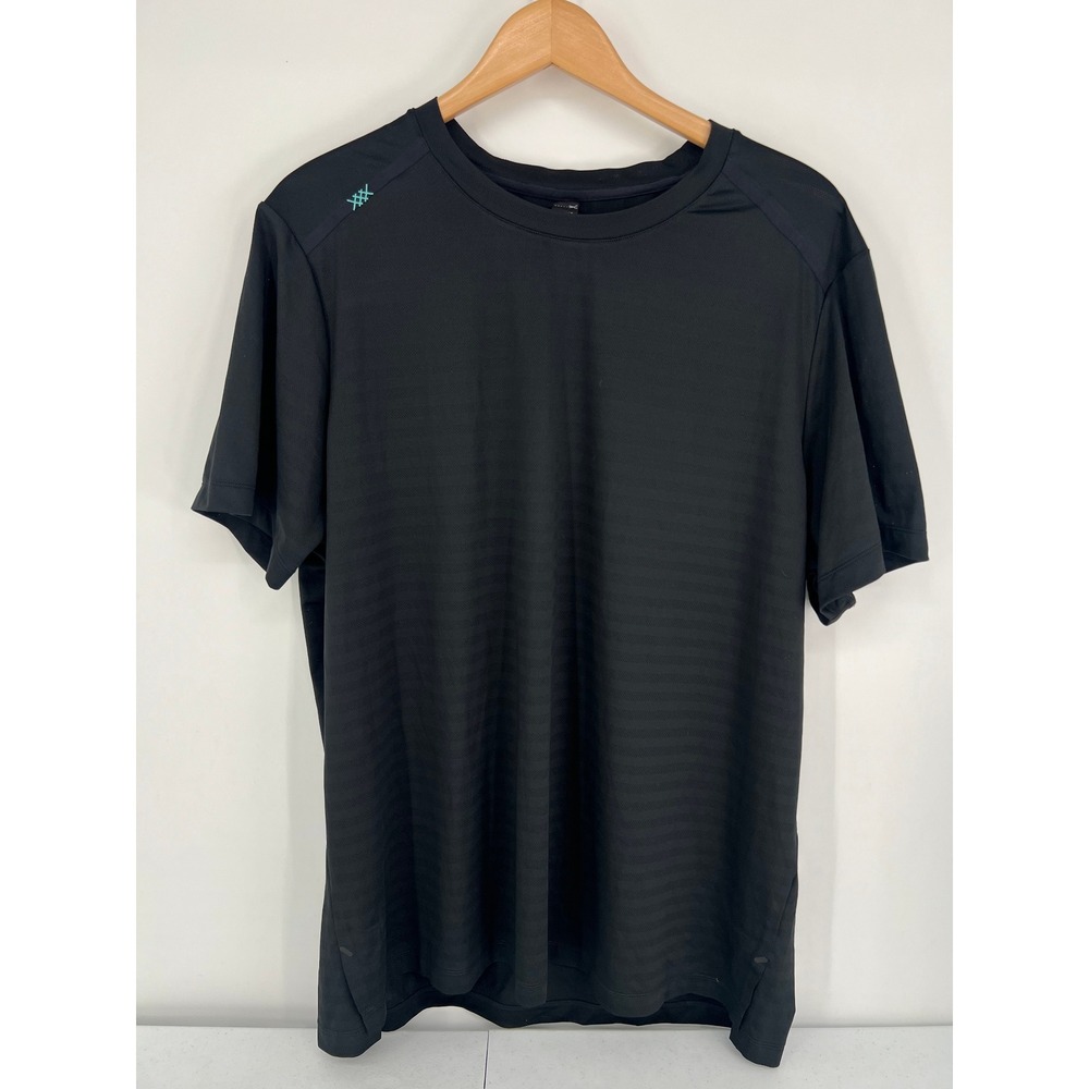 Rhone Mens XXL Black Performance Swift Short Sleeve Training Shirt